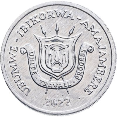 купить Бурунди 1 франк (franc) 2022