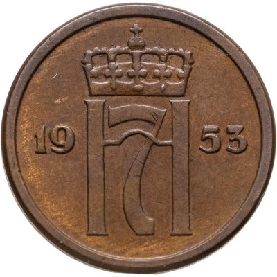 купить Норвегия 1 эре (ore) 1953