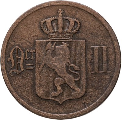 купить Норвегия 2 эре 1876