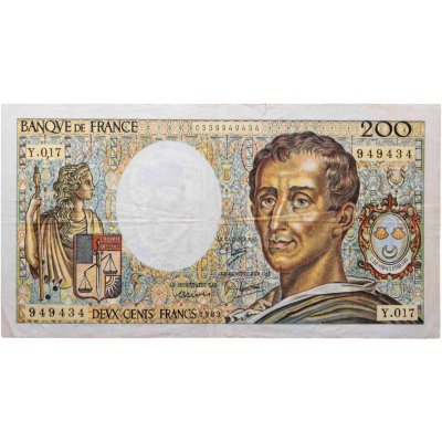 купить Франция 200 франков 1981-1994 (Montesquieu, барон де Монтескьё)