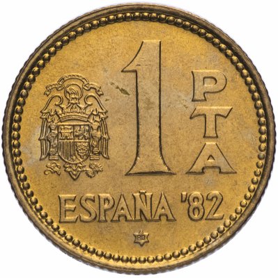 купить Испания 1 песета (peseta) 1980