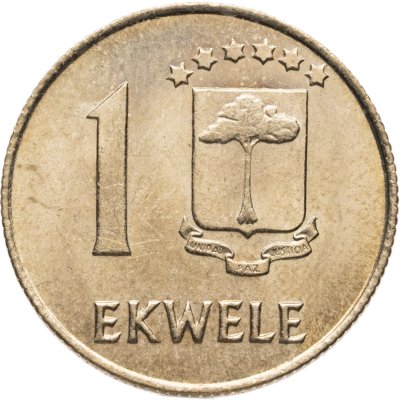 купить Экваториальная Гвинея 1 эквеле (ekwele) 1980