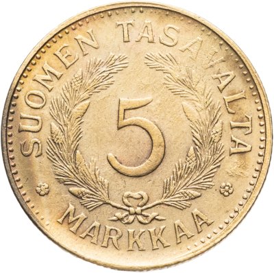 купить Финляндия 5 марок (markkaa) 1946 S