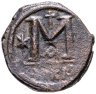 Купить Византийская империя, Юстин I, 518-527 годы, 40 нуммиев (фоллис). Карфаген