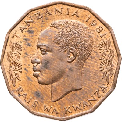 купить Танзания 5 центов (cents) 1981