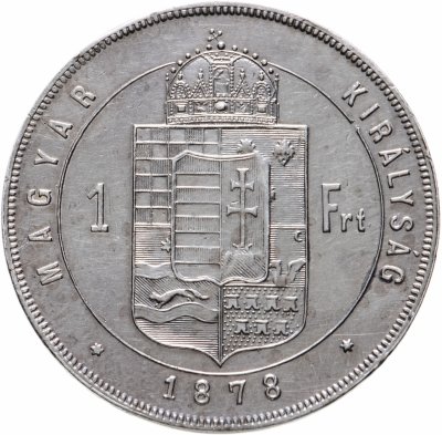 Купить Венгрия 1 форинт (forint) 1878