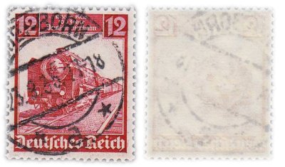 купить Германия, Третий Рейх 12 рейхспфеннигов 1935 "Юбилейный выпуск, посвященный 100-летию немецких железных дорог"