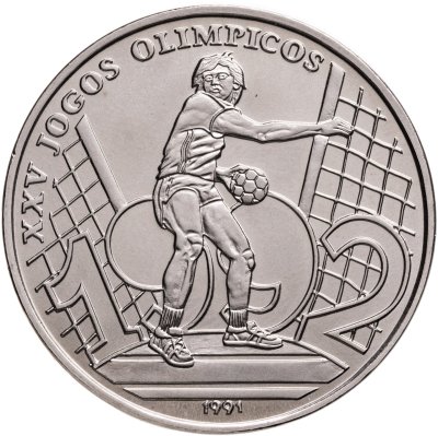 купить Гвинея-Биссау 2000 песо (pesos) 1991 XXV Летние Олимпийские игры, Барселона 1992 - Гандбол