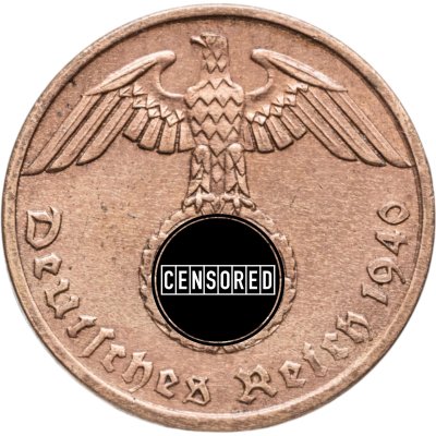 купить Германия, Третий рейх 1 рейхспфенниг (reichspfennig) 1940 A