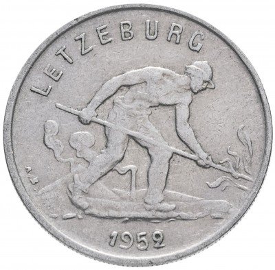купить Люксембург 1 франк 1952-1964