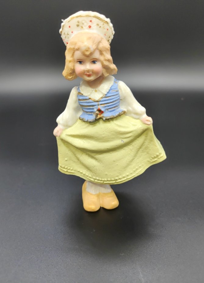 Кукла-болванчик "Золушка" (танцующая), пластик, роспись, СССР, 1950 ...