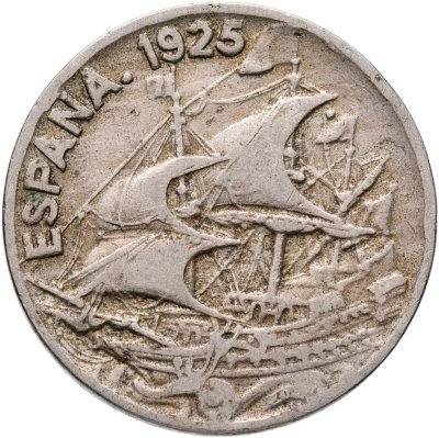 купить Испания 25 сентимо (centimos) 1925