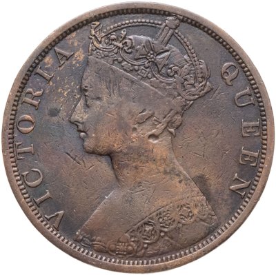купить Британский Гонконг 1 цент (cent) 1880