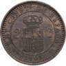 Купить Испания 2 сентимо (centimos) 1905