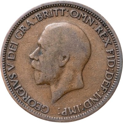 купить Великобритания 1/2 пенни (penny) 1933