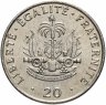 Купить Гаити 20 сантимов (centimes) 1991 Шарлемань Перальт