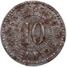 Купить Германия "Вальдсхут" 10 пфеннигов 1917 нотгельд