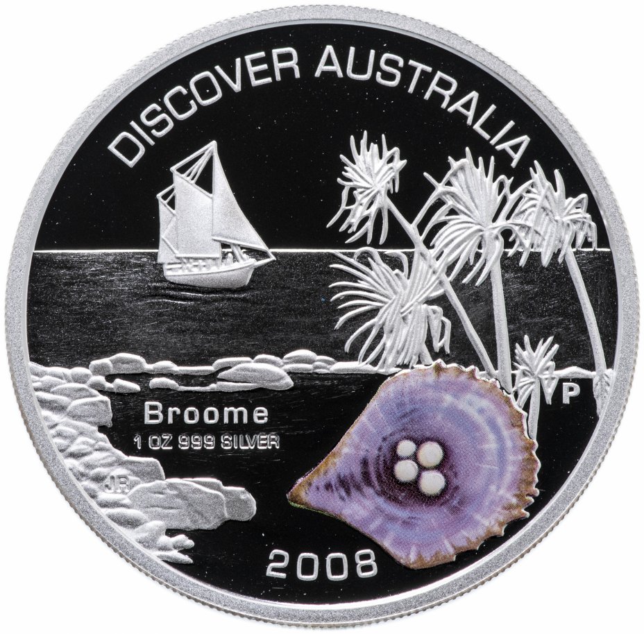купить Австралия 1 доллар 2008 ""Узнайте Австралию - Брум" с сертификатом