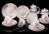 Купить Сервиз чайный "Весна" на 4 персоны (15 предметов), форма "Сударыня", автор формы Н.П. Славина, автор росписи Н.М. Павлова, фарфор, роспись, золочение, Ленинградский фарфоровый завод (ЛФЗ), СССР, 1982-1991 гг.