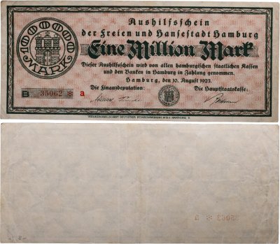 купить Германия 1000000 марок 1923