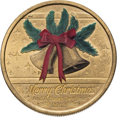 купить Австралия 1 доллар 2011 "Счастливого Рождества"