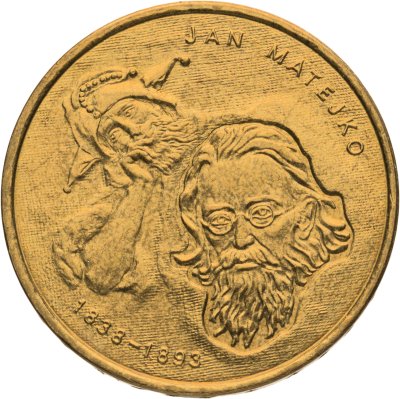 купить Польша 2 злотых (zlote) 2002 Художники Польши 19-20 века - Ян Матейко