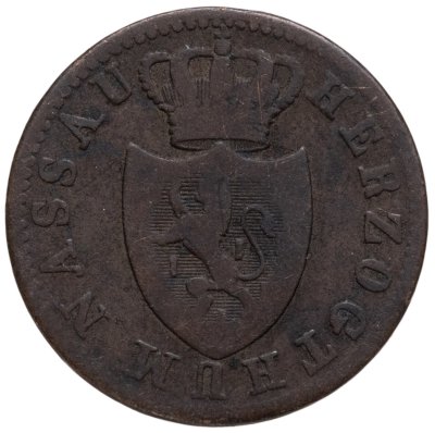 купить Германия, Нассау 1 крейцер 1848