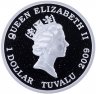 Купить Тувалу 1 доллар 2009 "Трансформеры - Оптимус Прайм" в футляре, с сертификатом