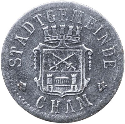 купить Германия, Чам 10 пфеннигов 1917
