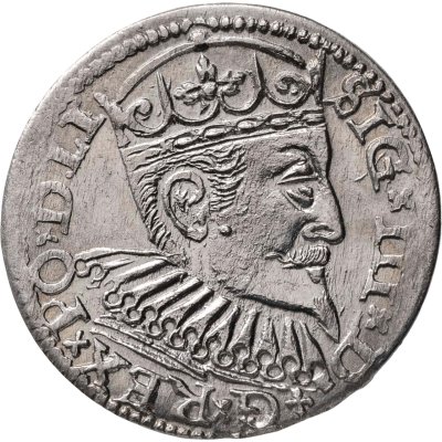 купить Речь Посполитая, Ливония 3 гроша 1597 Сигизмунд III