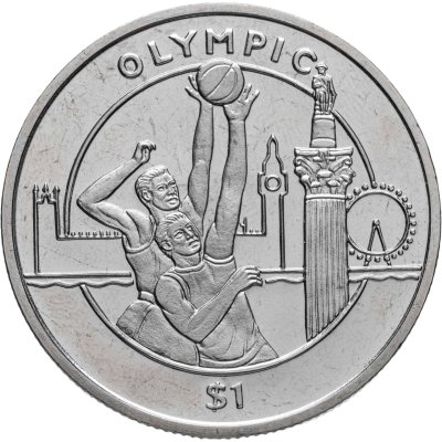 купить Сьерра-Леоне 1 доллар (dollar) 2012 "XXX летние Олимпийские Игры, Лондон 2012 - Баскетбол"