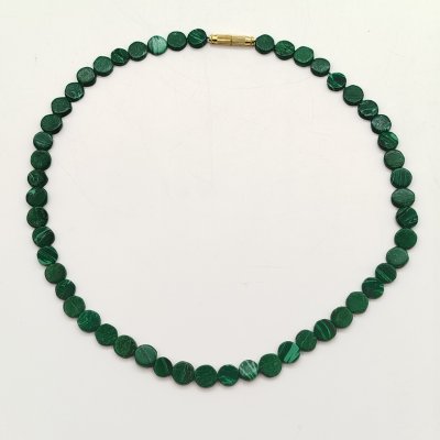 купить Бусы из бусин под малахит, металл, композитный материал, СССР, 1970-1990 гг.