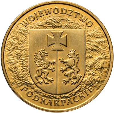 купить Польша 2 злотых 2004 "Герб Подкарпатское воеводство"