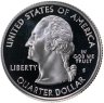 Купить США 1/4 доллара (квотер, 25 центов) 2001 S PROOF "Квотер Штата Род Айленд", знак монетного двора: "S" - Сан-Франциско