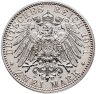 Купить Германская Империя, Бавария 2 марки (mark) 1911 "90 лет со дня рождения Луитпольда Баварского"