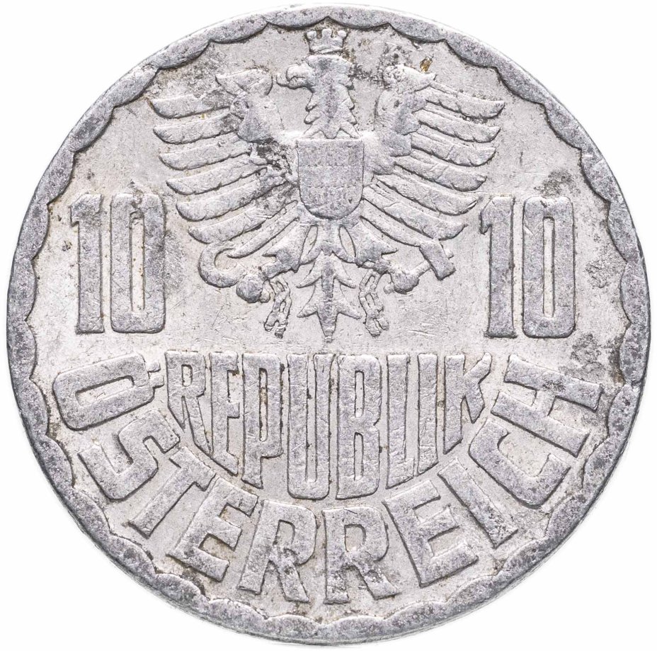 купить Австрия 10 грошей (groschen) 1959