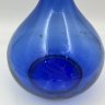 Купить Штоф (графин) синего оттенка, цветное стекло, выдувание, Россия, 1900-1930 гг.