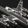Купить [Редкость] Модель самолета "Ту-95" с дарственным шильдиком “Командиру и товарищу памятных 1956-60 годов полковнику Павлову Юрию Петровичу / 6/4 10231”, пластик, металл, СССР, 1960-1990 гг.