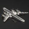 Купить [Редкость] Модель самолета "Ту-95" с дарственным шильдиком “Командиру и товарищу памятных 1956-60 годов полковнику Павлову Юрию Петровичу / 6/4 10231”, пластик, металл, СССР, 1960-1990 гг.