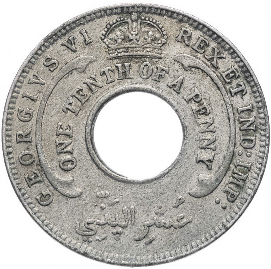 купить Британская Западная Африка 1/10 пенни 1938-1947 (случайный год)