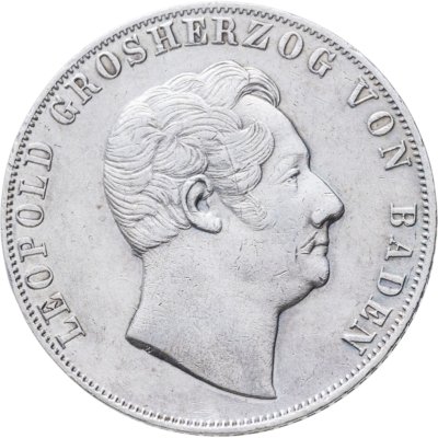 купить Германия, Баден 2 гульдена 1852