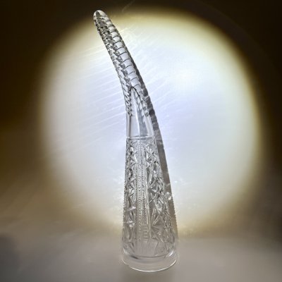 купить Кубок для вина "Рог изобилия", хрусталь, алмазная грань, СССР, 1970-1990 гг.