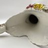 Купить Кувшин с лепным цветочным декором, фаянс, роспись, Capodimonte (Каподимонте), Италия, 1960-1990 гг.