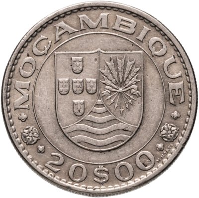купить Мозамбик 20 эскудо (escudos) 1971