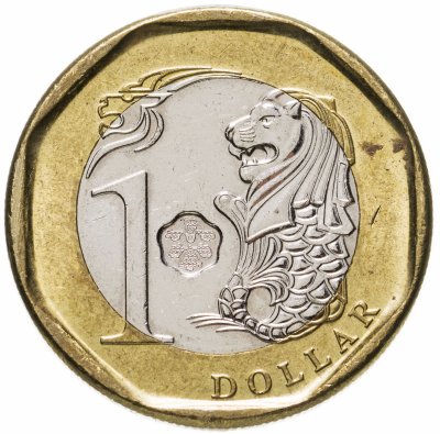 купить Сингапур 1 доллар (dollar) 2014