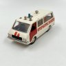 Купить Модель микроавтобуса РАФ-2203 "Скорая помощь" в масштабе 1:43, металл, пластик, деколь, СССР, 1980-1990 гг.