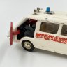 Купить Модель микроавтобуса РАФ-2203 "Скорая помощь" в масштабе 1:43, металл, пластик, деколь, СССР, 1980-1990 гг.