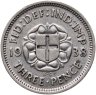 Купить Великобритания 3 пенса (pence) 1938  Серебро /серый цвет/