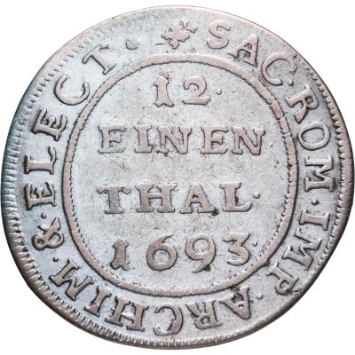 купить Саксония 1/12 талера 1693