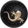 Купить Камерун 2000 франков 2023 "Геккон" позолота, в футляре с сертификатом